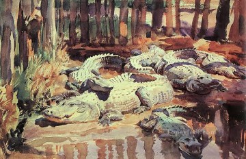 Muddy Aligators John Singer Sargent Oil Paintings